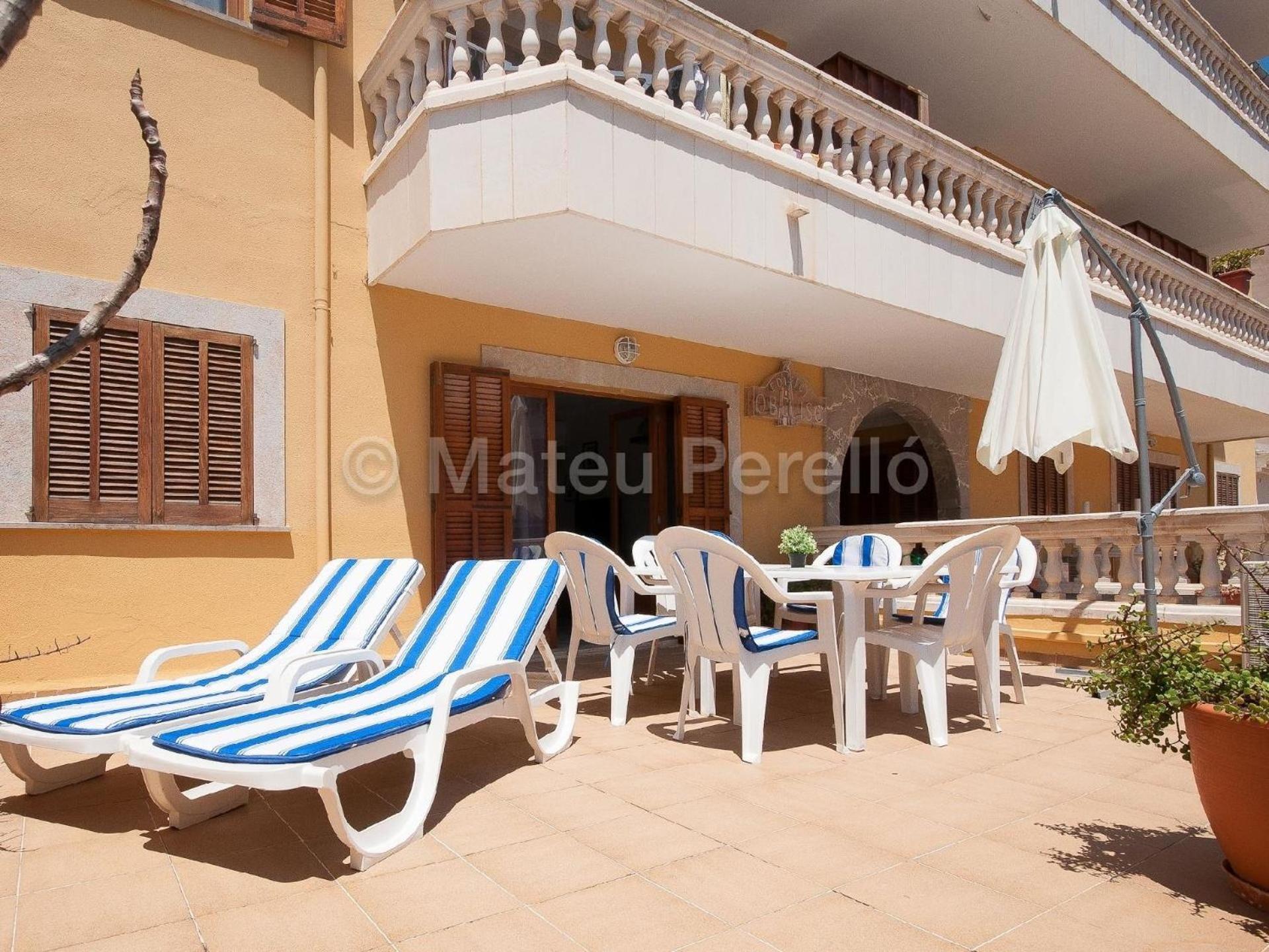 Wohnung In Son Baulo Mit Terrasse, Garten Und Grill Can Picafort  Exterior photo